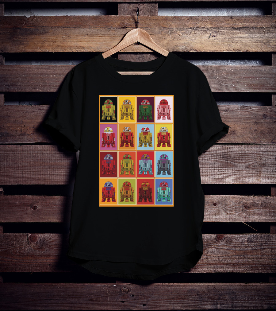 Retro Classic R2 D2 Droids Star Wars Pop T-Shirt