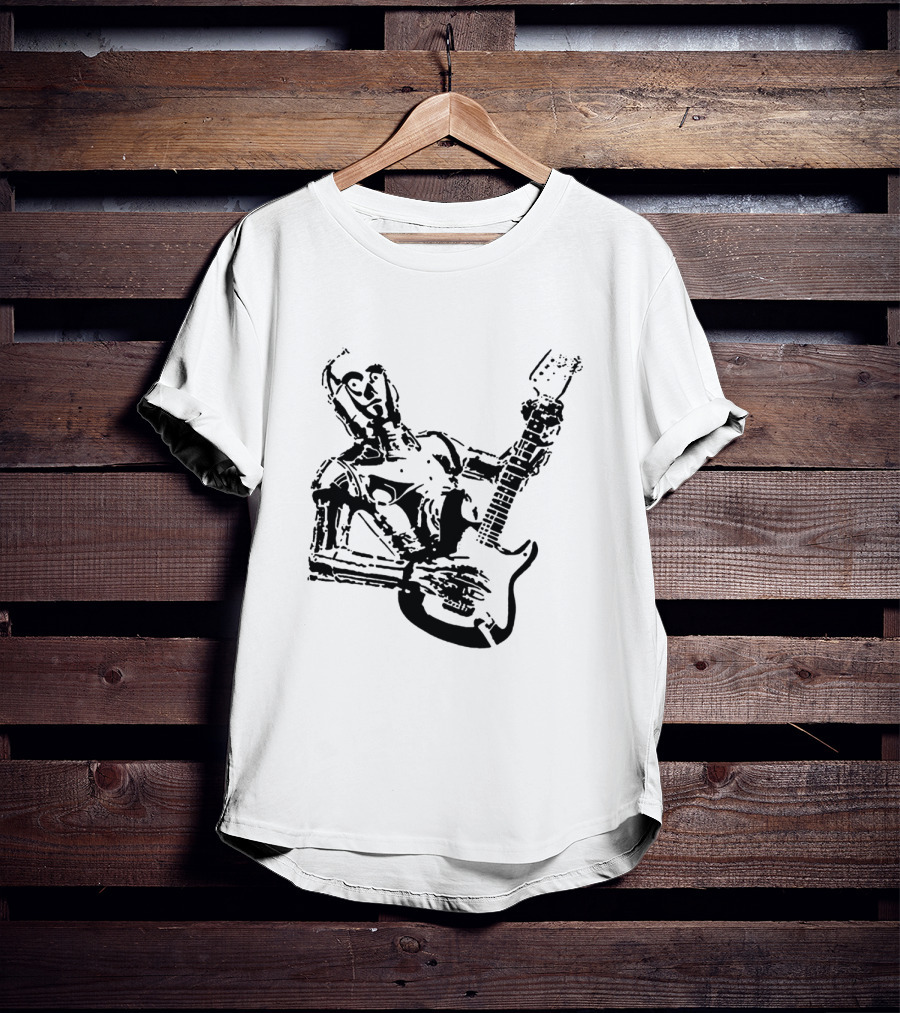C 3PO Guitar Playing Droids Star Wars T-Shirt