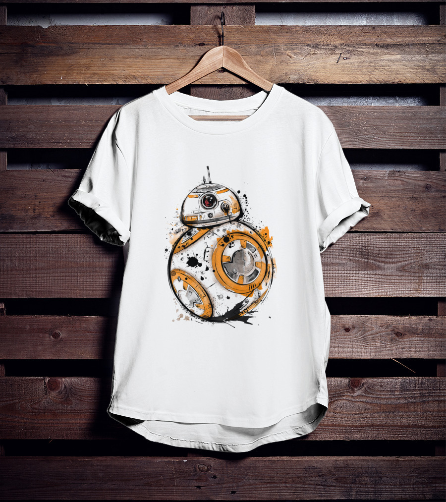 Ink Tattoo Inspired BB-8 Droids Star Wars T-Shirt