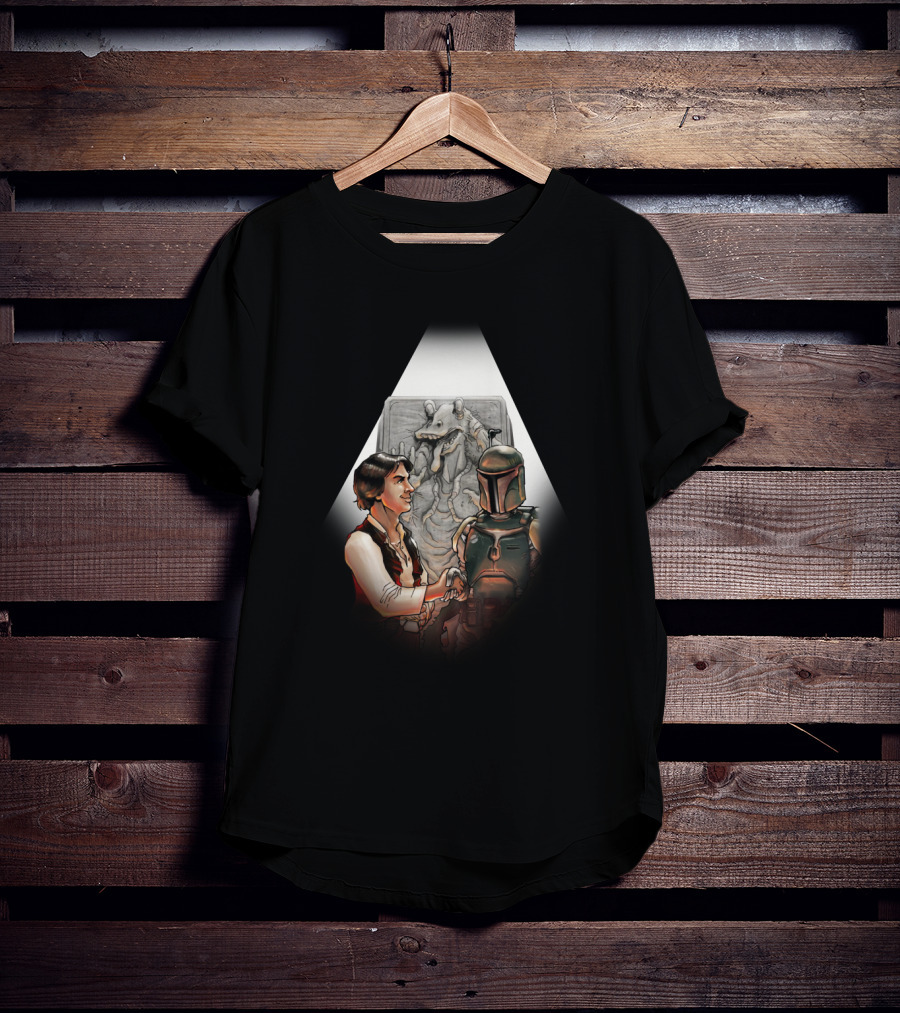 Dark Compromise Boba Fett Han Solo Star Wars Jabba The Hutt Carbonite T-Shirt