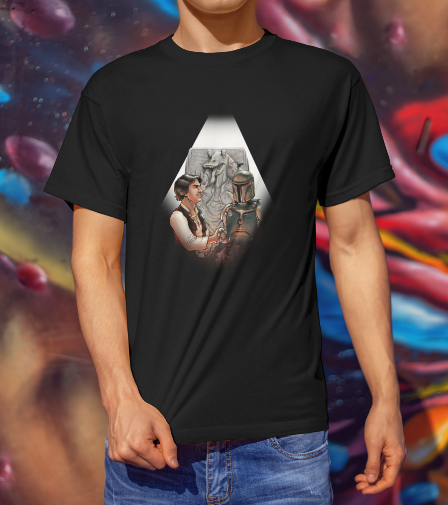 Dark Compromise Boba Fett Han Solo Star Wars Jabba The Hutt Carbonite T-Shirt