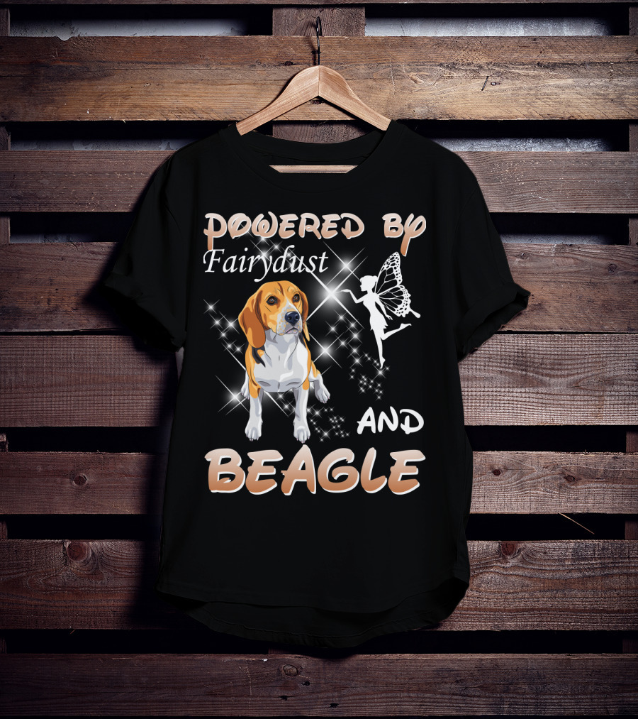 Powered By Fairydust And Beagle T-Shirt