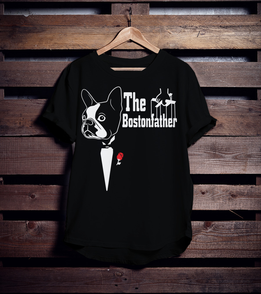 The Bostonfather Boston Terrier Mashup T-Shirt