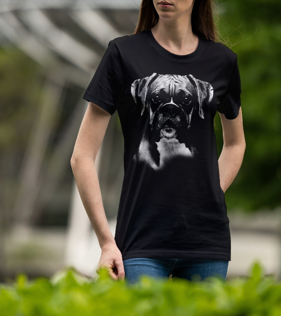 Boxer Dog Portrait Close-Up T-Shirt