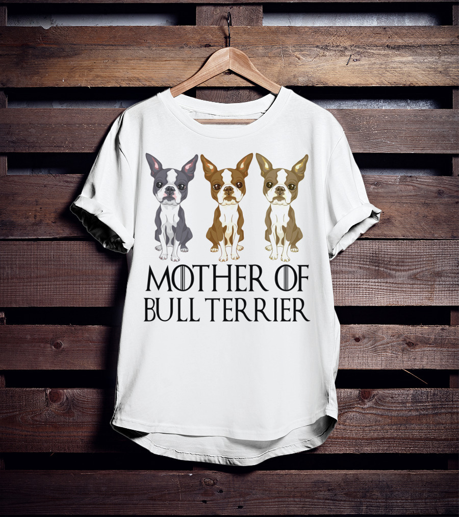 Mother Of Bull Terrier Iconic T-Shirt