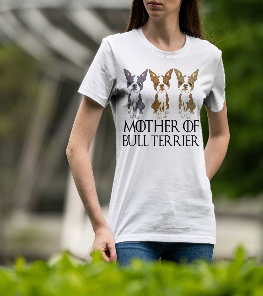 Mother Of Bull Terrier Iconic T-Shirt