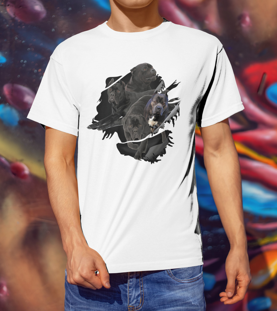 Cane Corso Black Dog Pack T-Shirt