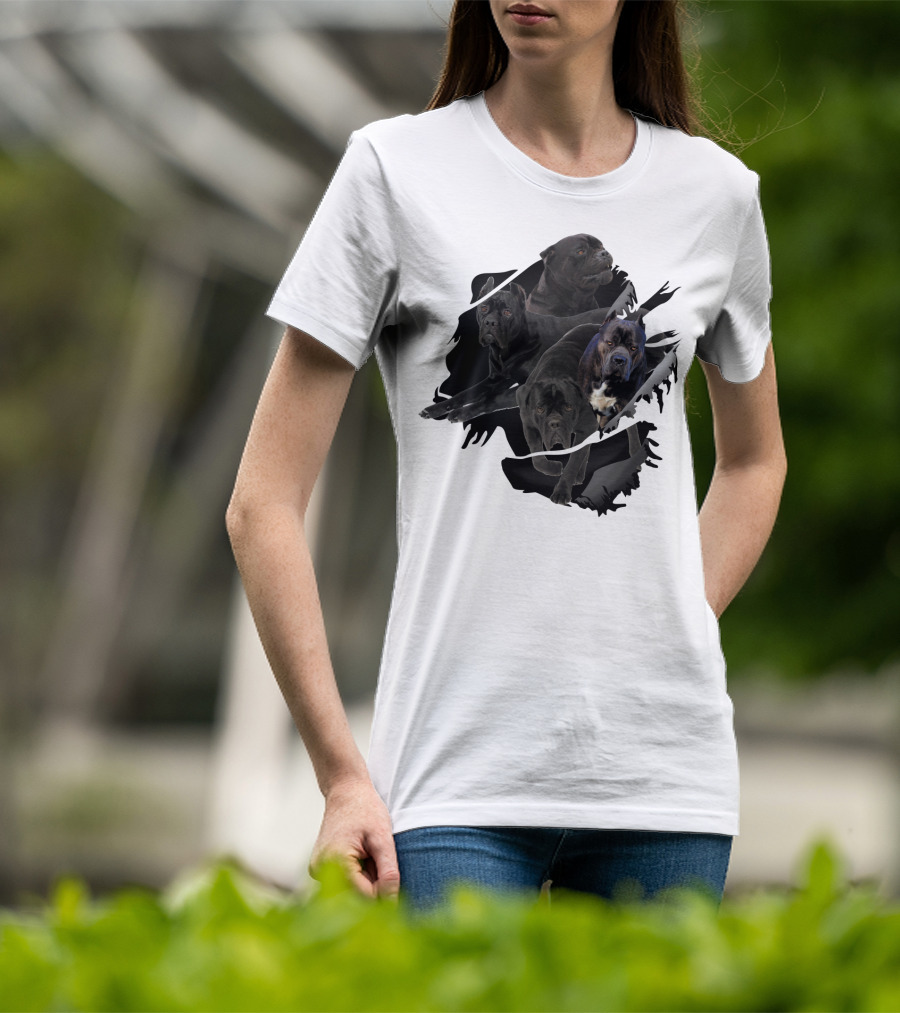 Cane Corso Black Dog Pack T-Shirt