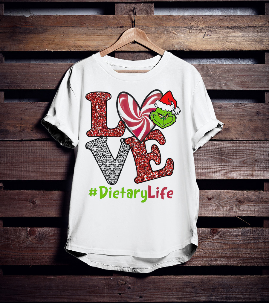 LOVE Grinch Heart #DietaryLife T-Shirt