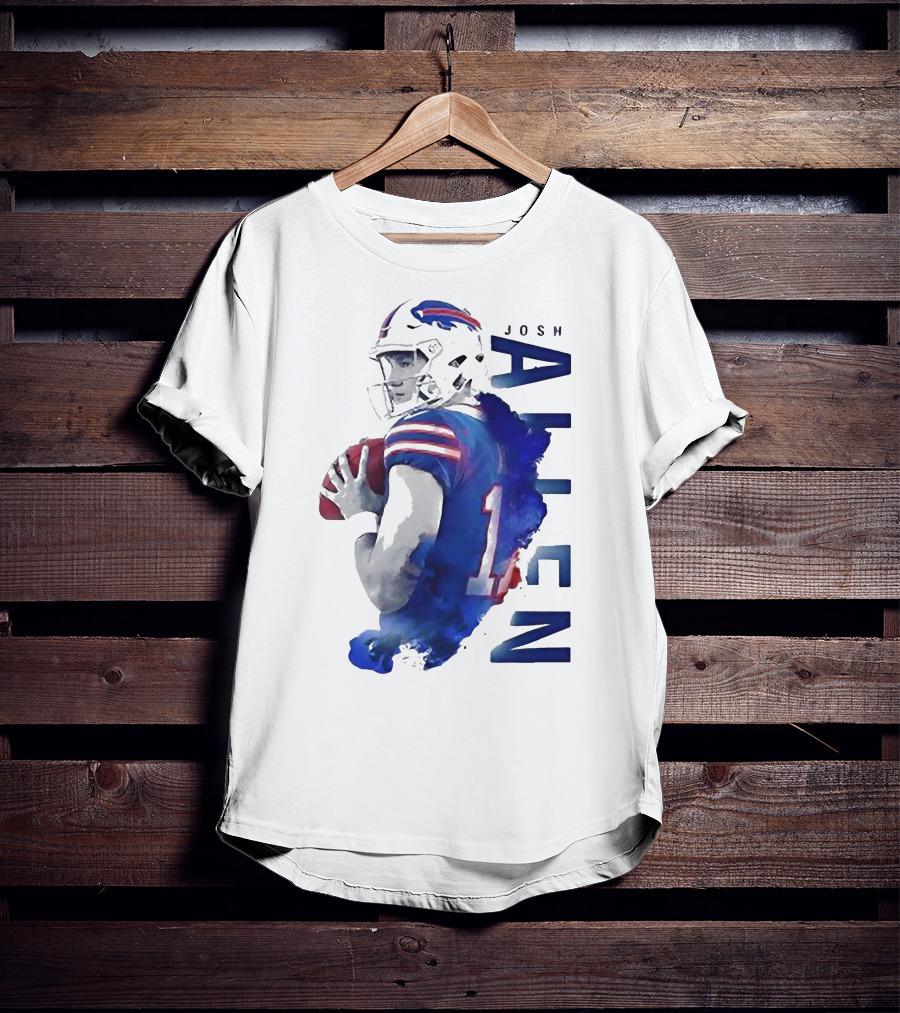 Josh Allen 17 Buffalo Bills NFL Quarterback T-Shirt