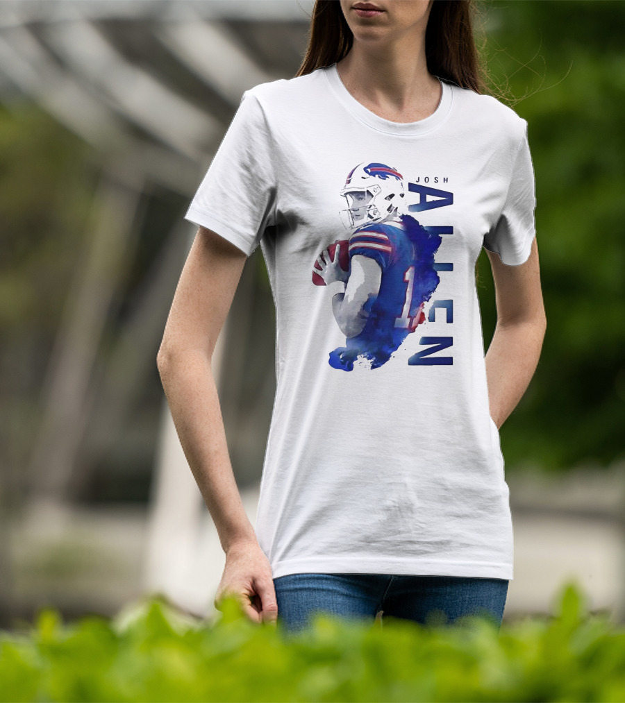 Josh Allen 17 Buffalo Bills NFL Quarterback T-Shirt