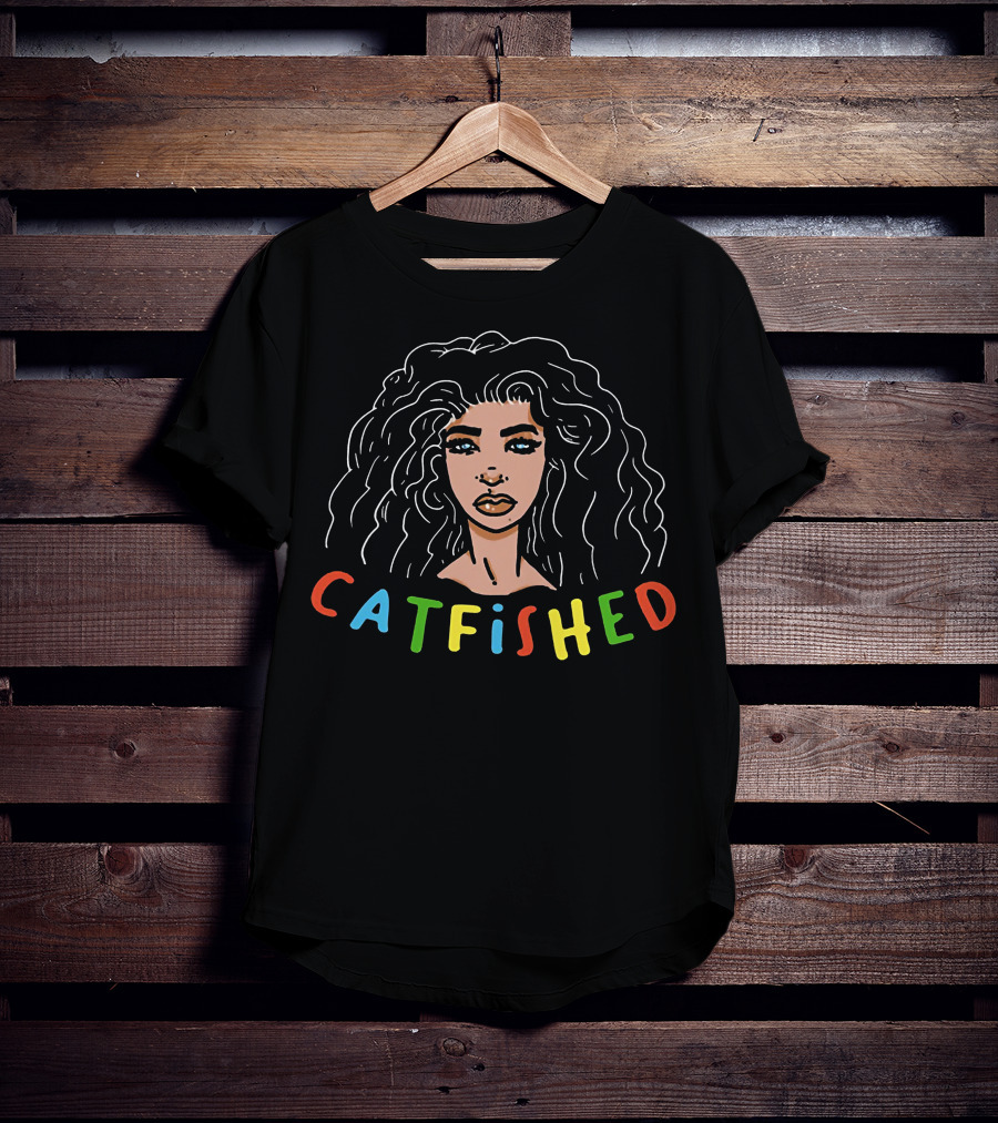 Vereena Catfished Youtube Bold Multicolor T-Shirt