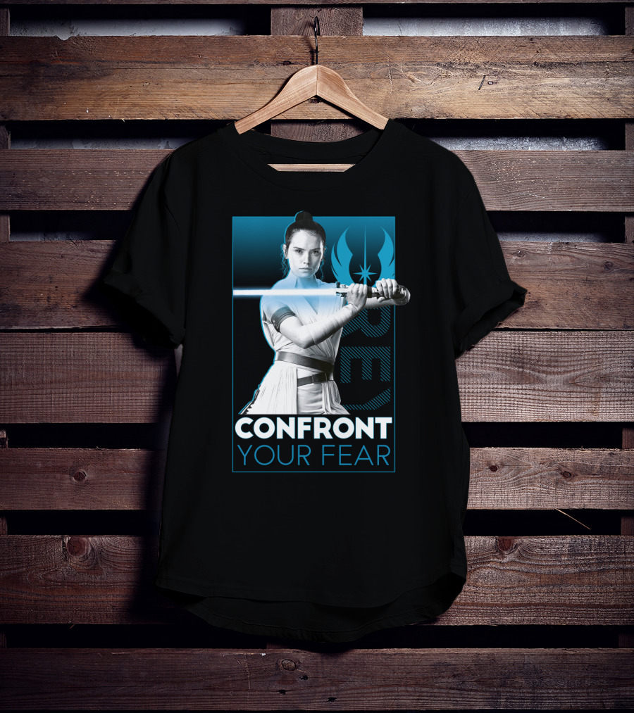 Star Wars Rey Confront Your Fear T-Shirt