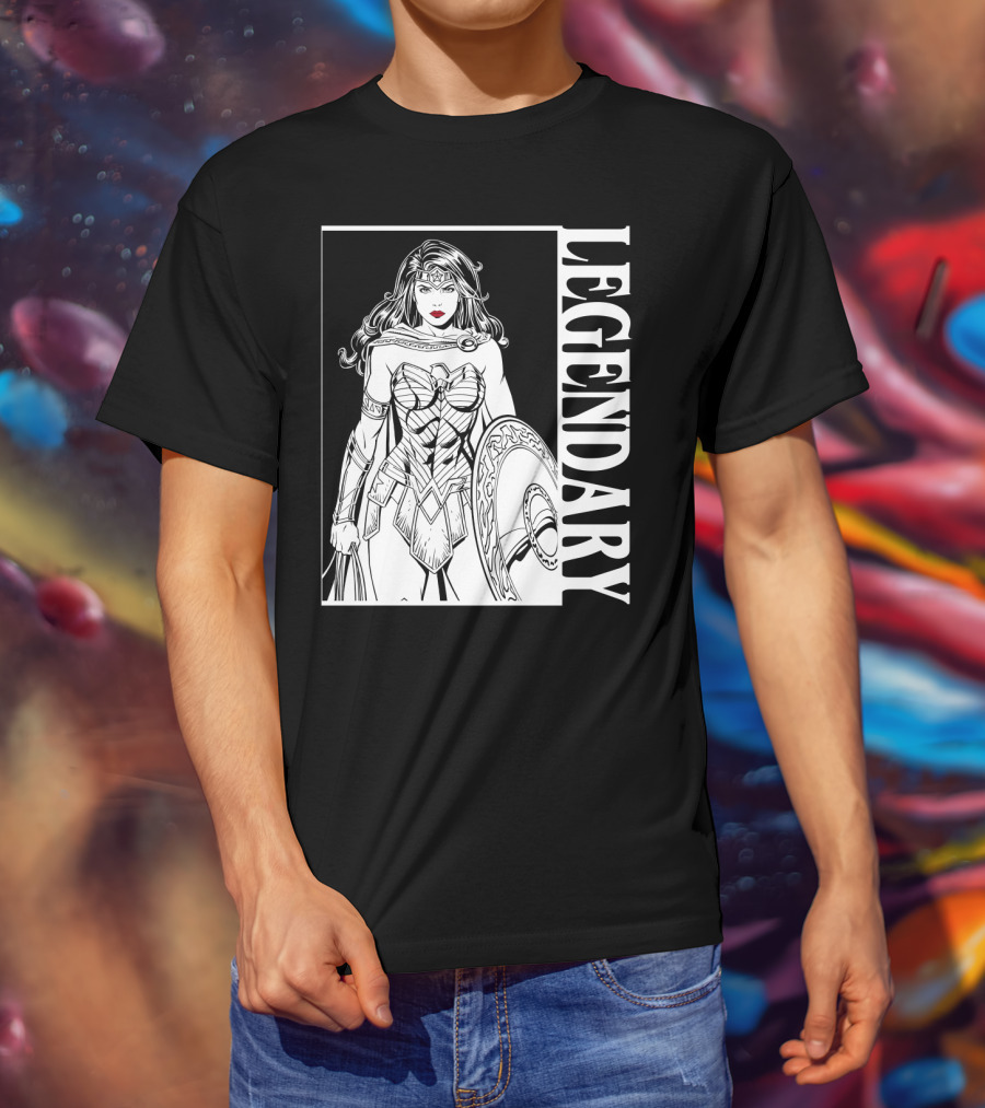 Wonder Woman Legendary Heroic Warrior T-Shirt