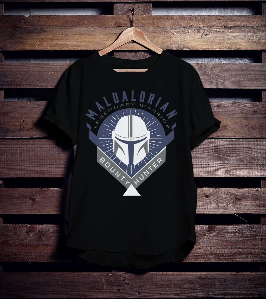 Maldalorian Legendary Warrior Bounty Hunter Helmet T-Shirt
