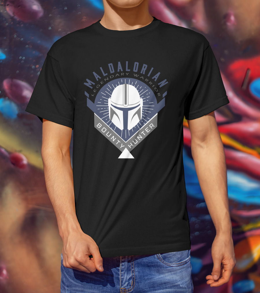 Maldalorian Legendary Warrior Bounty Hunter Helmet T-Shirt