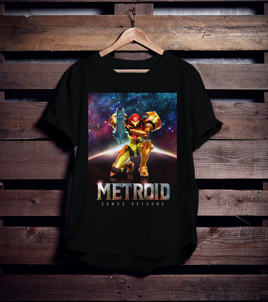 Metroid Samus Returns Galaxy Adventure T-Shirt