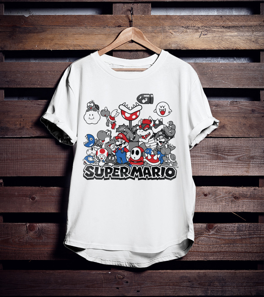 Super Mario Characters Compilation T-Shirt