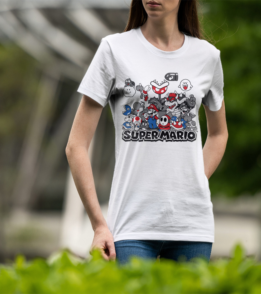Super Mario Characters Compilation T-Shirt