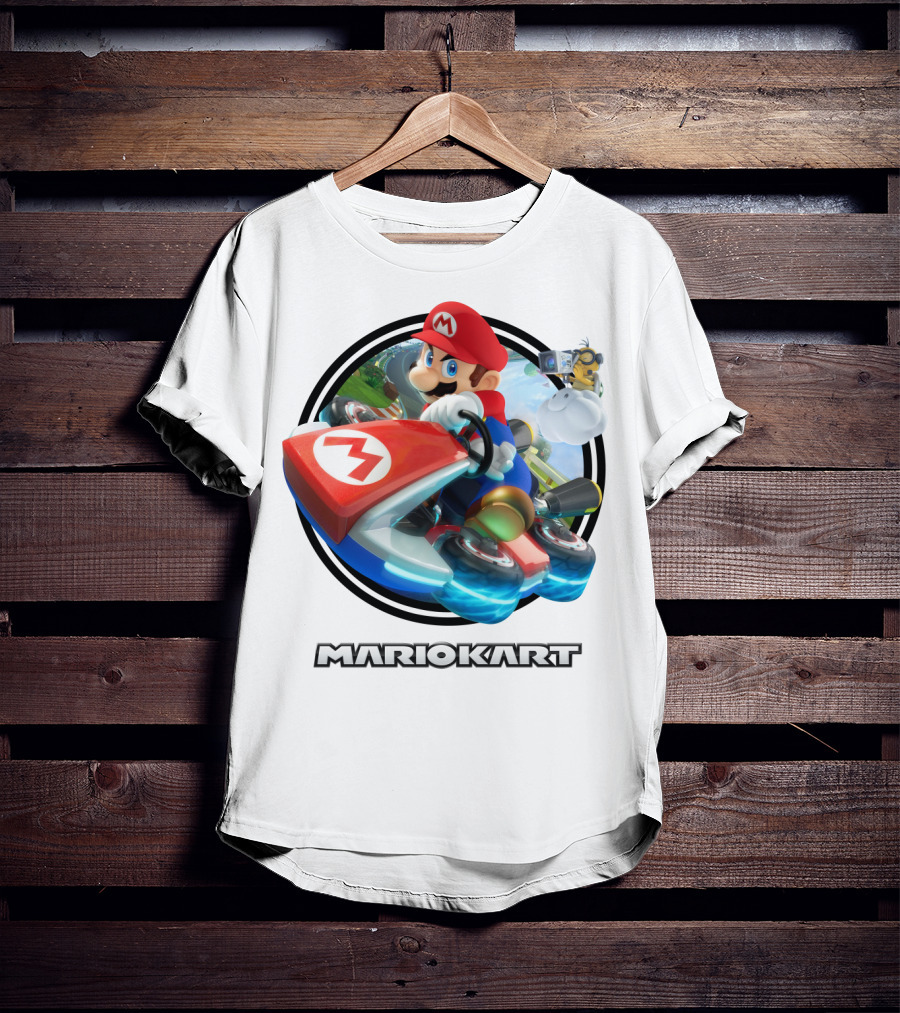 Mario Kart Racing Adventure With Iconic Game Characters T-Shirt