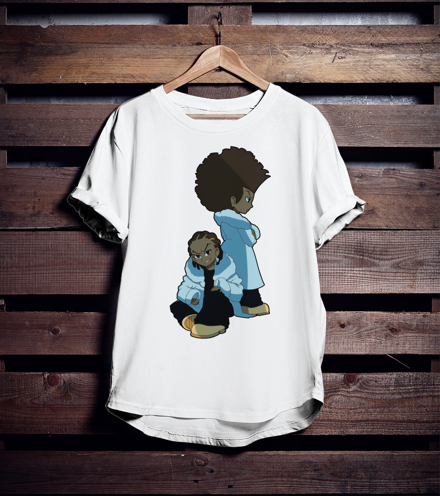 The Boondocks Huey And Riley Characters T-Shirt