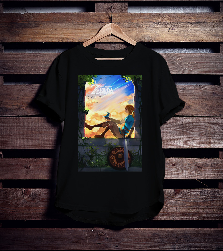 The Legend Of Zelda Breath Of The Wild Heroic Reflection T-Shirt