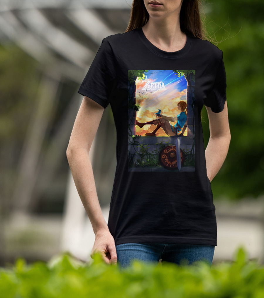 The Legend Of Zelda Breath Of The Wild Heroic Reflection T-Shirt