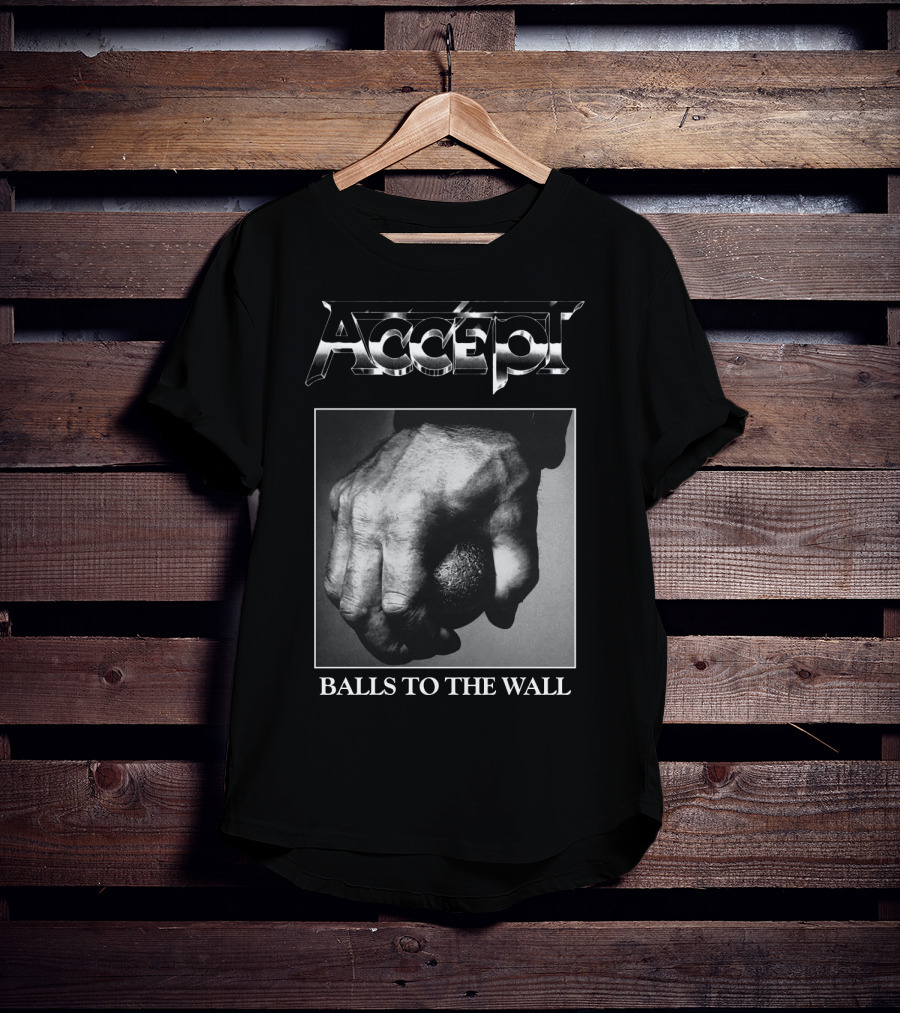 Accept Balls To The Wall Album Cover T-Shirt