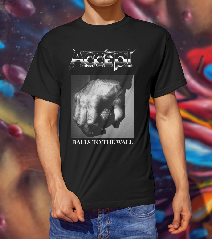 Accept Balls To The Wall Album Cover T-Shirt
