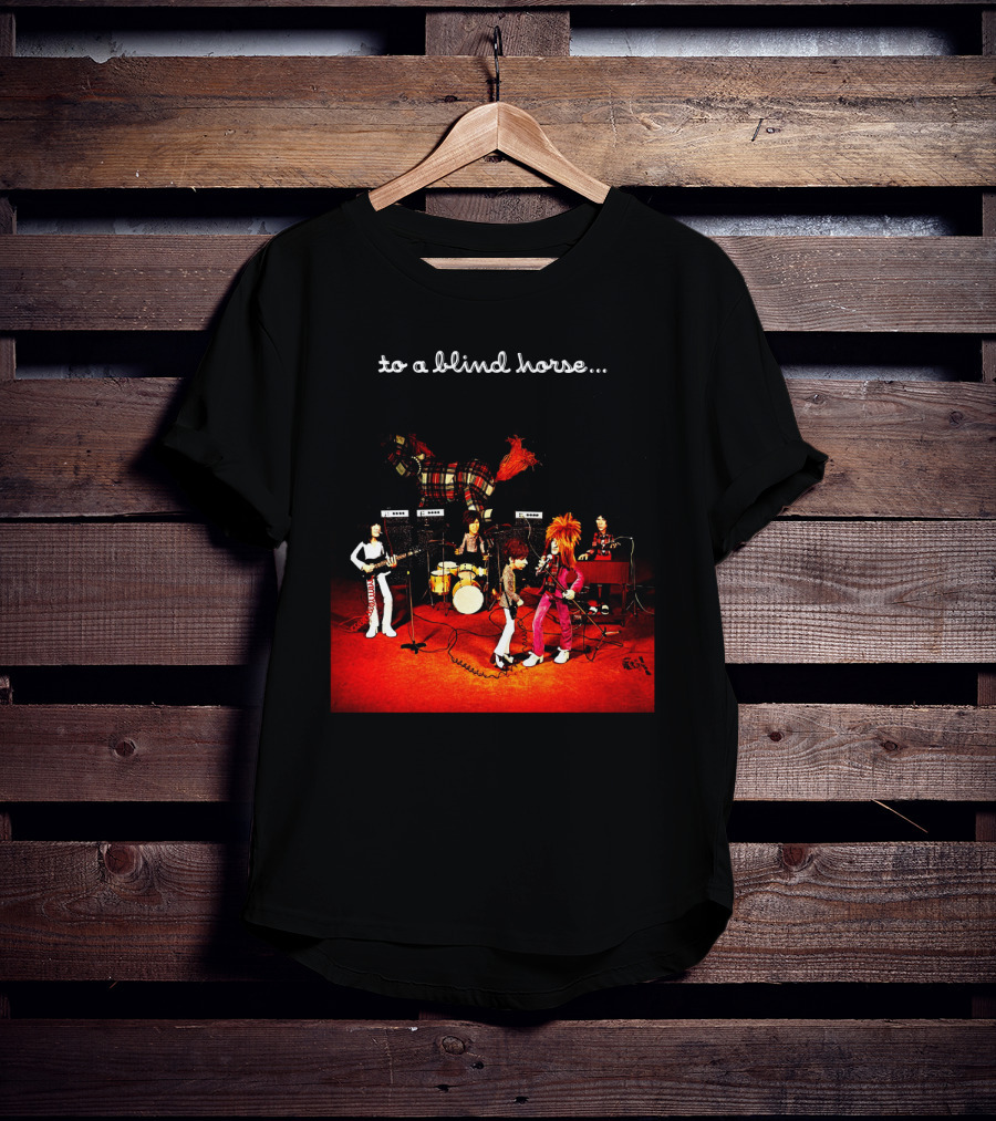 To A Blind Horse Band Performance Scene T-Shirt