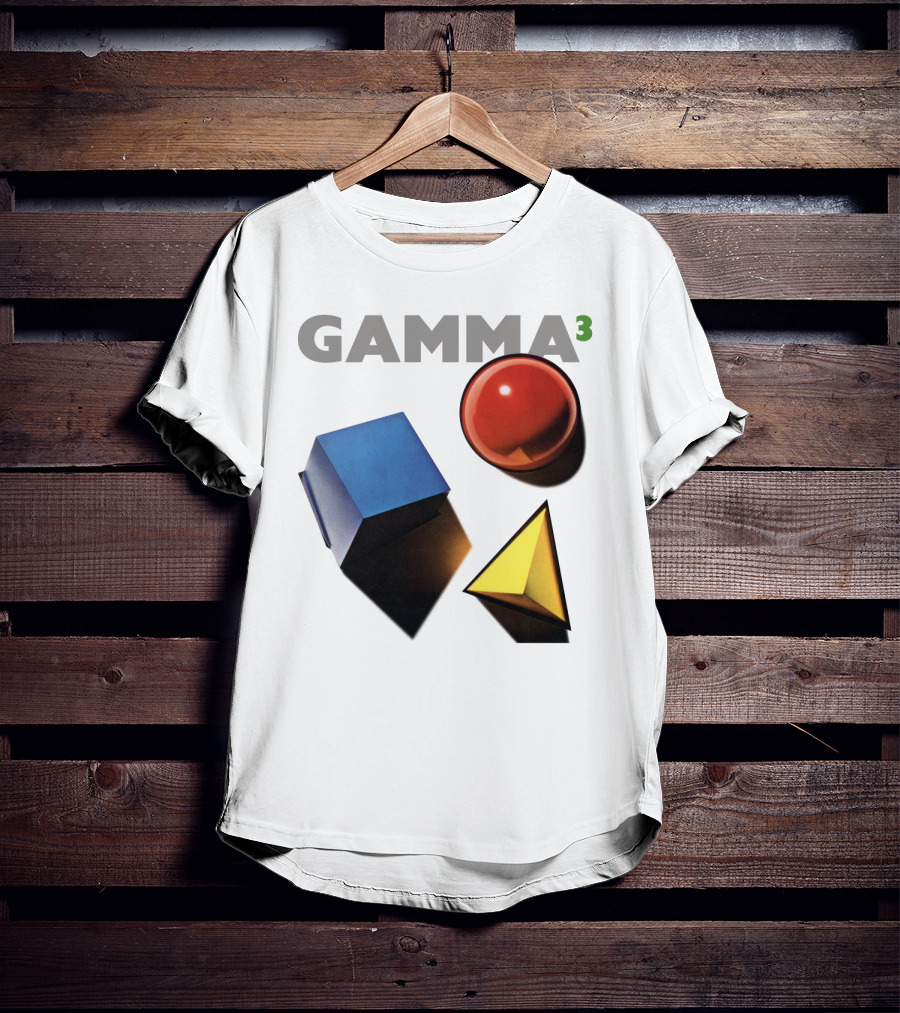 GAMMA 3 Geometric Shapes Cube Sphere Pyramid T-Shirt