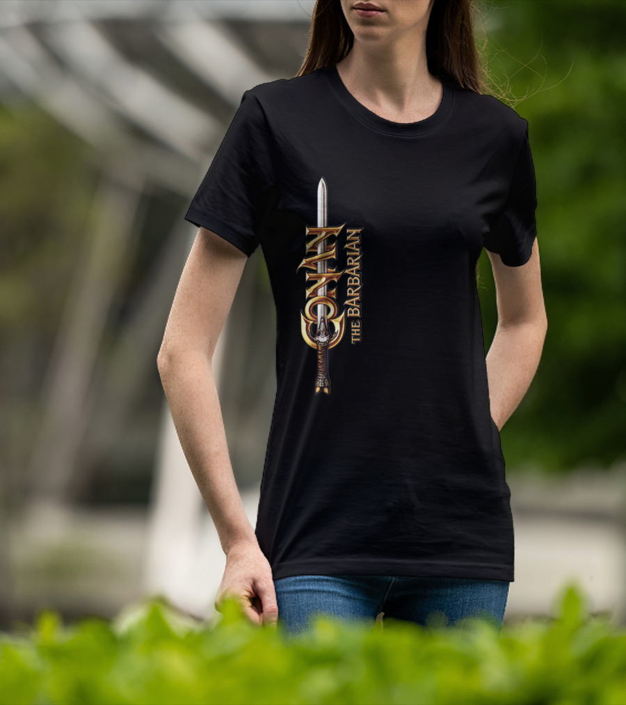 Conan The Barbarian Sword Logo CB 036 T-Shirt