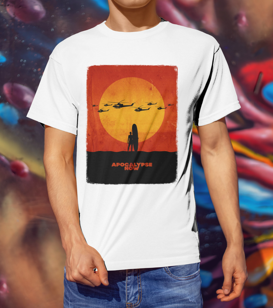 Apocalypse Now Helicopter Sunset Scene T-Shirt