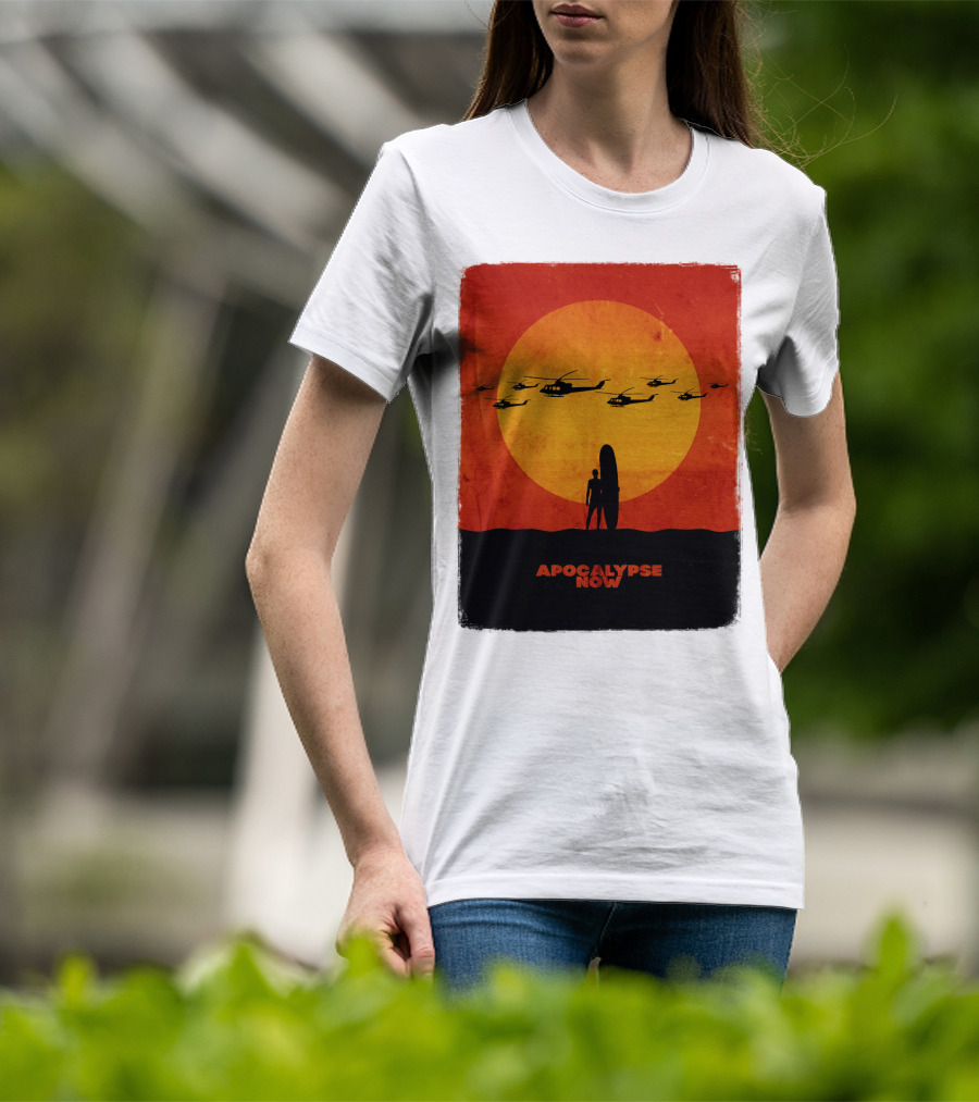 Apocalypse Now Helicopter Sunset Scene T-Shirt