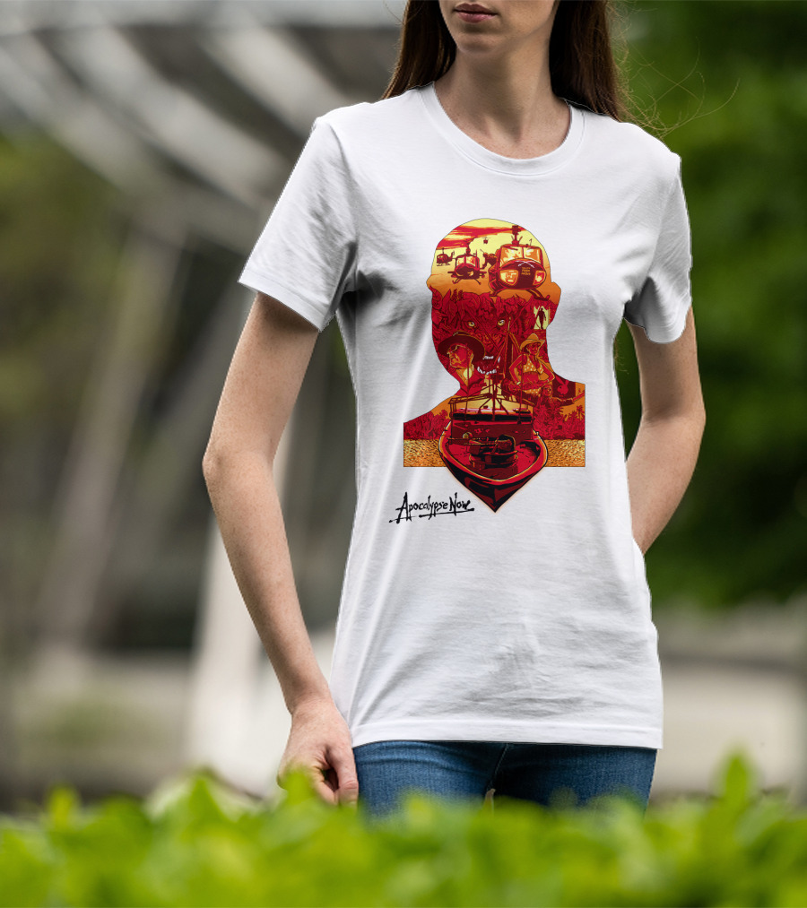 Apocalypse Now Graphic With Helicopters And Boat T-Shirt