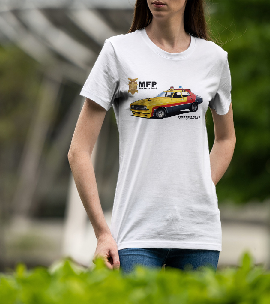 MFP Main Force Patrol Ford Falcon XB V8 Interceptor MFP 508 Mad Max T-Shirt