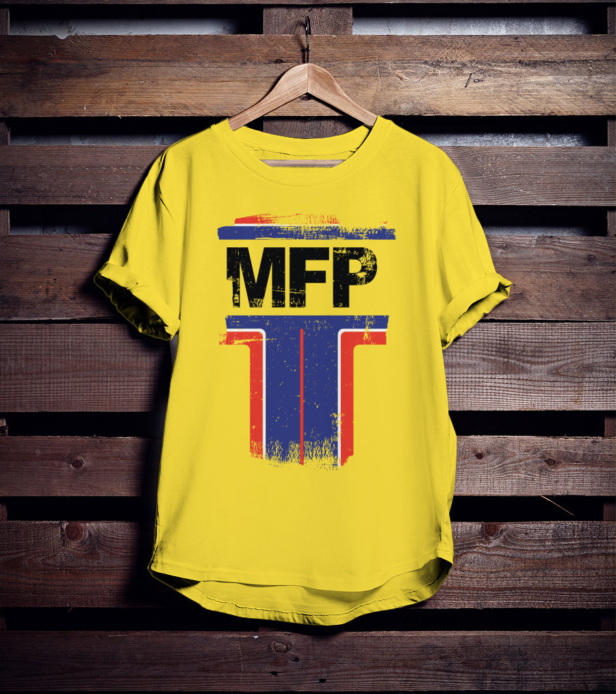 Mad Max MFP Main Force Patrol Vintage Logo Ao Vang T-Shirt
