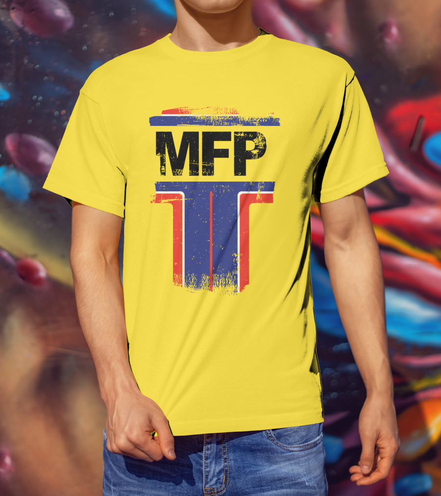 Mad Max MFP Main Force Patrol Vintage Logo Ao Vang T-Shirt