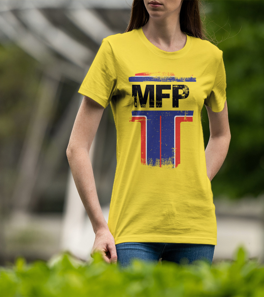 Mad Max MFP Main Force Patrol Vintage Logo Ao Vang T-Shirt