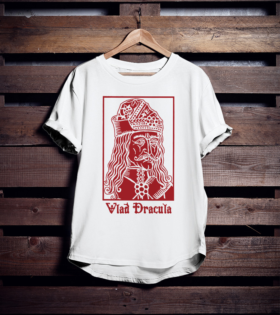 Vlad Dracula Vampire Icon Gothic T-Shirt