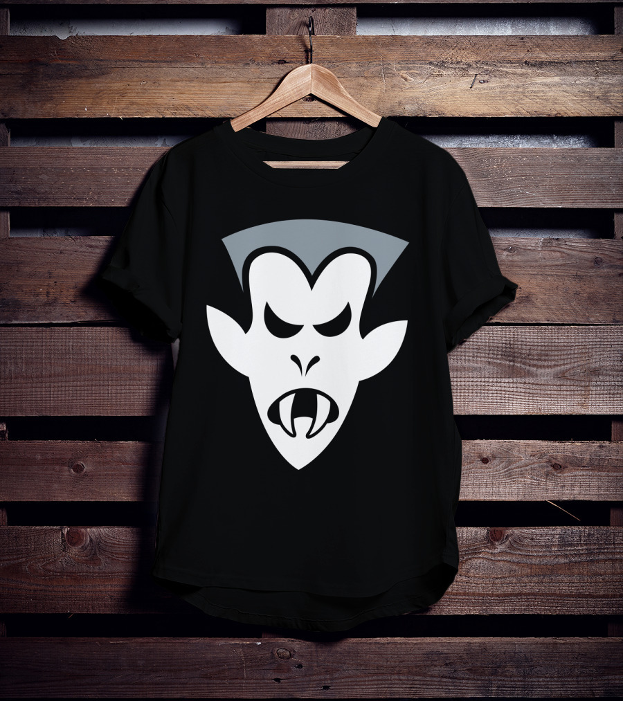 Halloween Angry Vampire Face T-Shirt