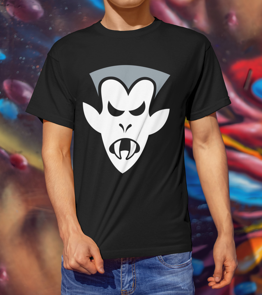 Halloween Angry Vampire Face T-Shirt