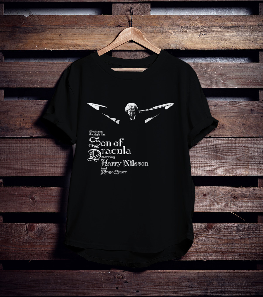 Music From Apple Film Son Of Dracula Starring Harry Nilsson Ringo Starr T-Shirt