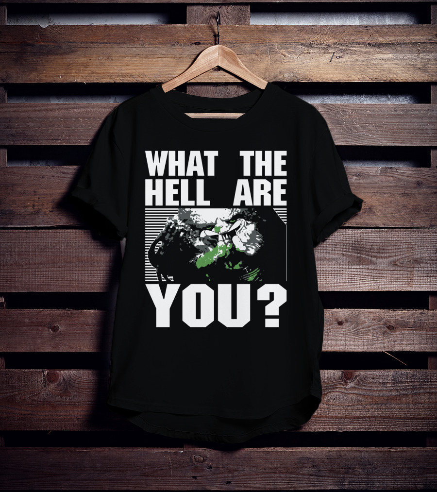 Predator Alien What The Hell Are You? T-Shirt