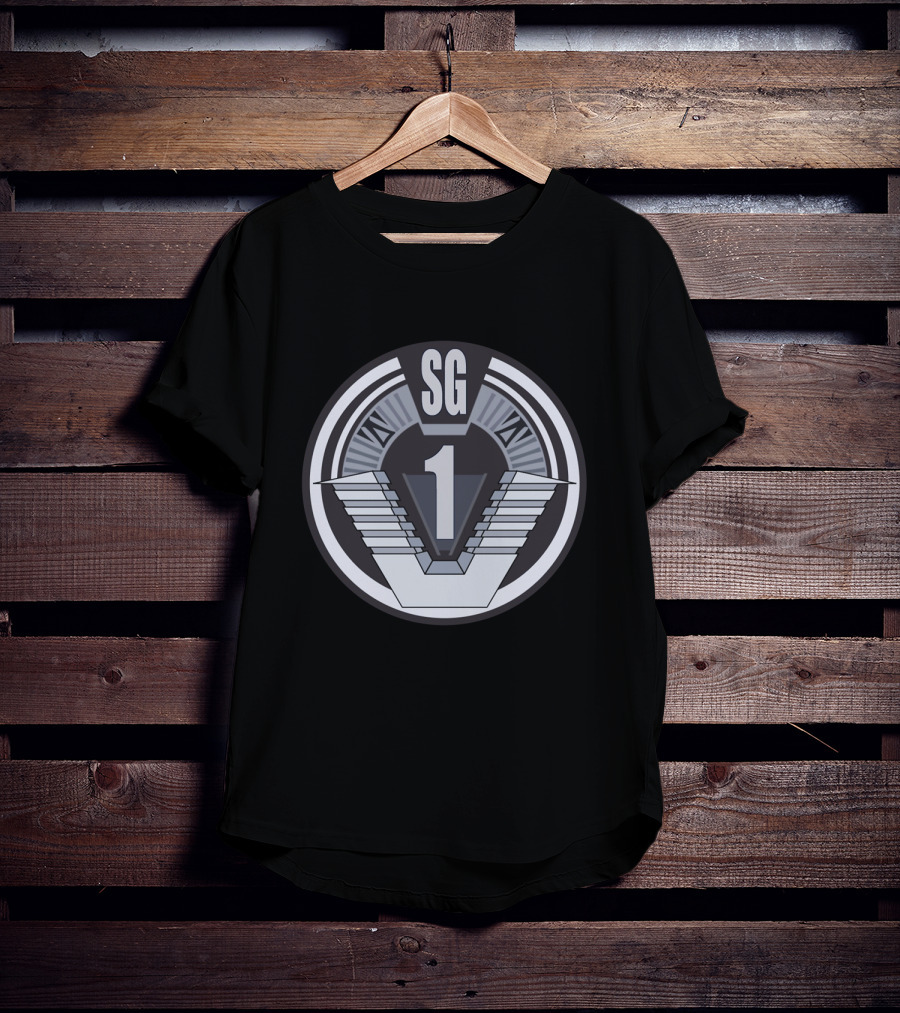 SG1 Roman Numerals Badge T-Shirt
