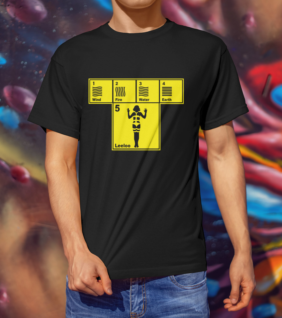 Wind Fire Water Earth Leeloo The Fifth Element T-Shirt