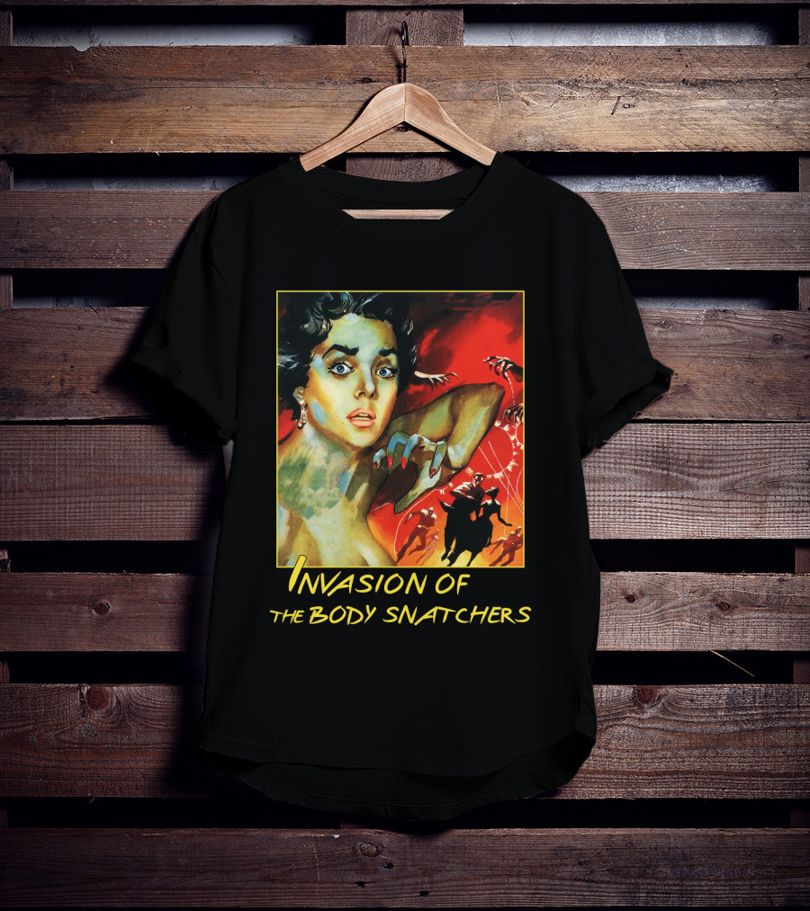 Invasion Of The Body Snatchers 1978 Classic Horror Movie Cover T-Shirt