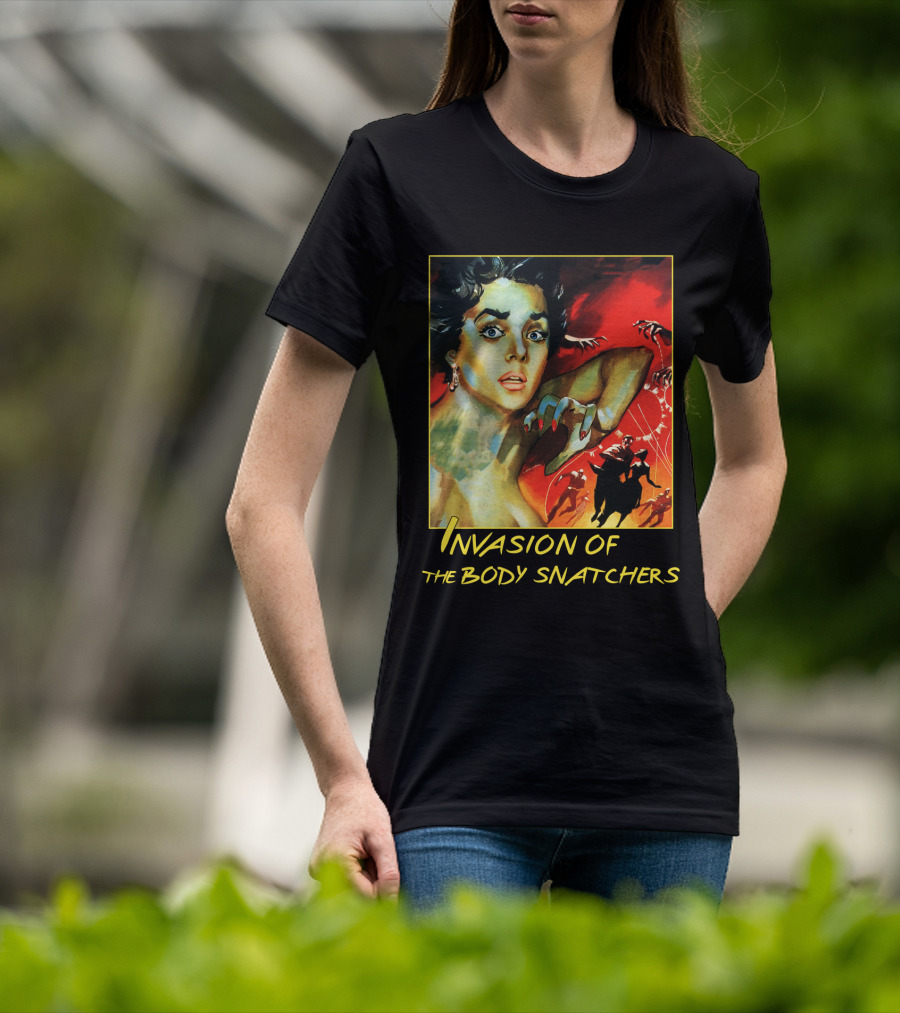 Invasion Of The Body Snatchers 1978 Classic Horror Movie Cover T-Shirt