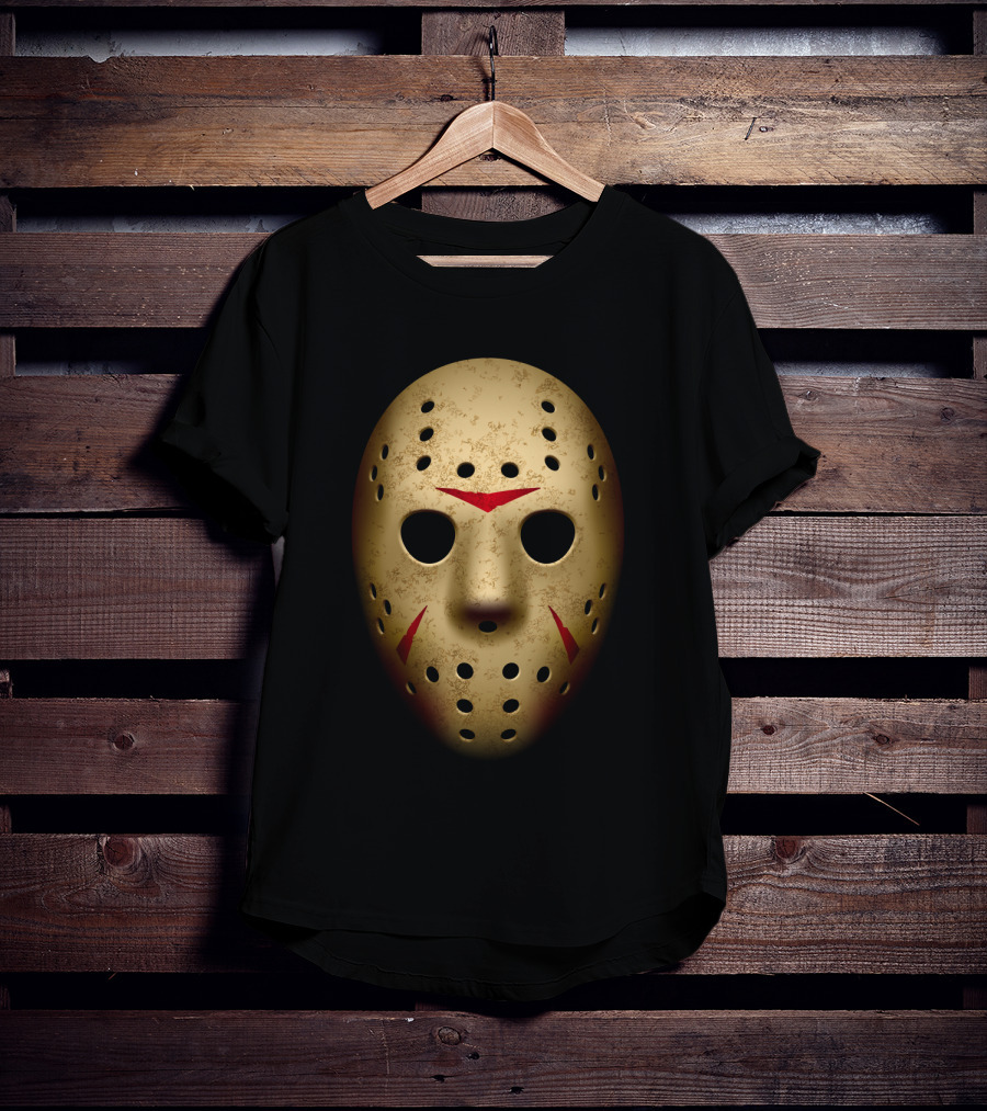 Jason Mask Friday The 13th Hockey Horror T-Shirt