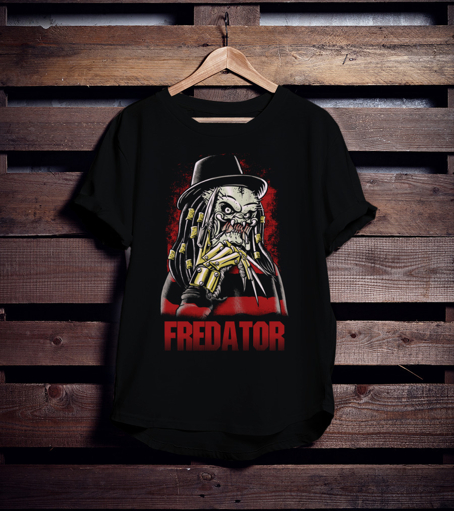 Freddy Krueger Predator Mashup FREDATOR T-Shirt